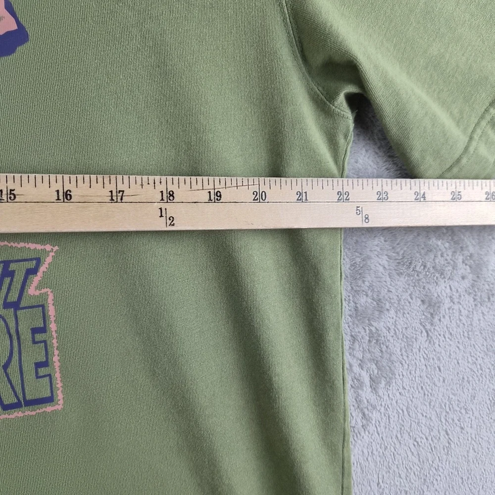 Air Jordan Shirt Small Green What Goes Up Oversized Graphic Tee Streetwear